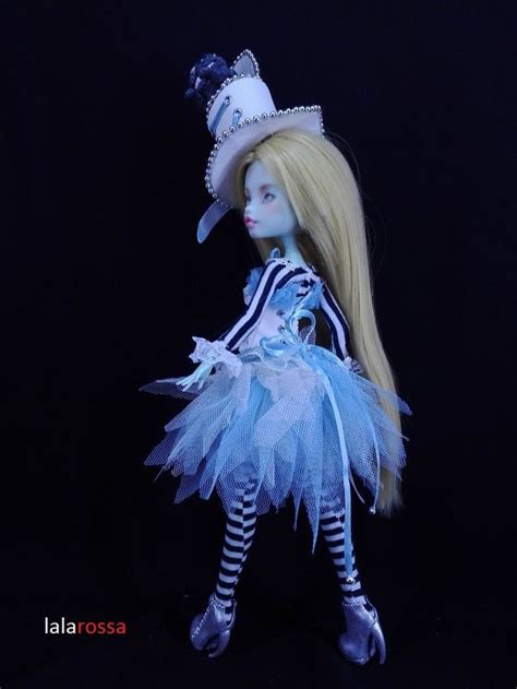 Alice In Wonderland Monster High Repaint Ooak Custom Of Etsy Monster High Repaint Alice In