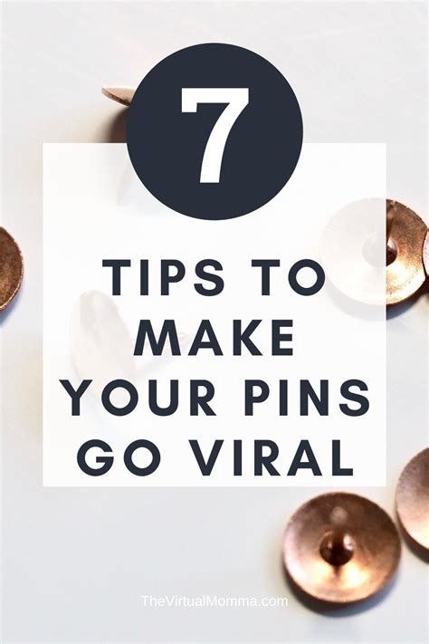How To Make Your Pins Go Viral The Virtual Momma