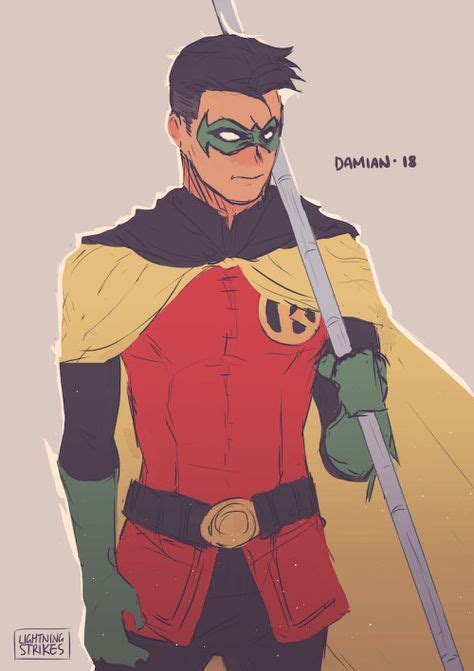 Olderrobin Damian Wayne Nightwing Batwoman Batgirl Batman Robin Son Of Batman Batman