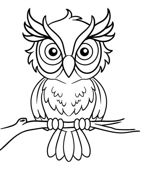 Owl Coloring Pages Free Printable Coloring Pages For Kids