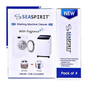 To clean a washing machine, can you mix vinegar, bleach, and baking soda? OfferTag: SEASPIRIT Washing Machine Cleaner Powder for ...