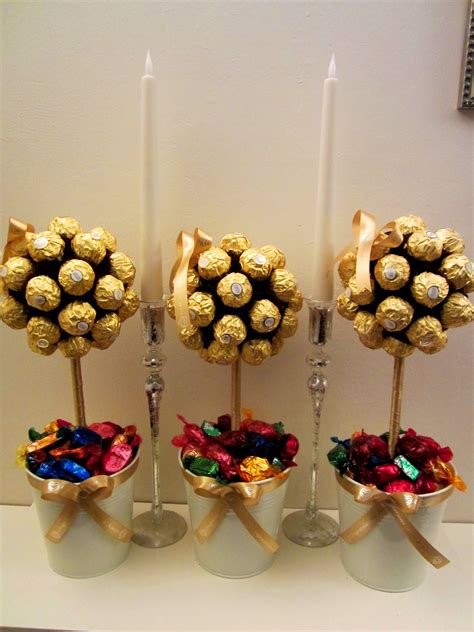 How big should a ferrero rocher sweet tree be? shower centerpiece. ferrero rocher trees. | Sweet trees ...