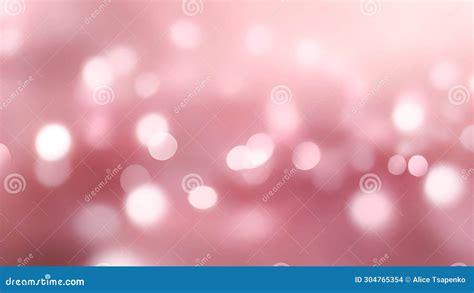 Defocused Abstract Bokeh On Pastel Pink Background Delicate Blurred