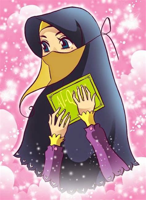 gambar ana muslim   comel colouring mermaid cartoon islamic cartoon cute wallpapers