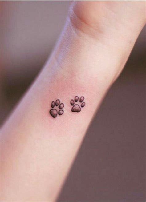 The Cutest Paw Print Tattoos Ever Page The Paws Tiny Wrist Tattoos Pawprint Tattoo