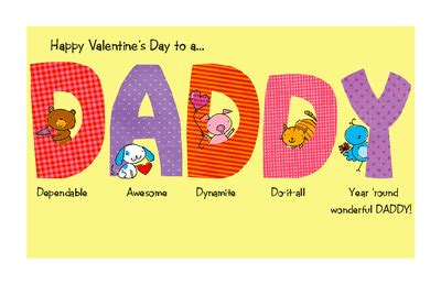 Gifts for daddy on valentine's day. To My Wonderful Daddy! Greeting Card - Valentine's Day ...