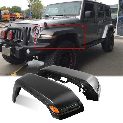 Mp Concepts Jl Style Front Fender Flares With Sequential Turn Signals