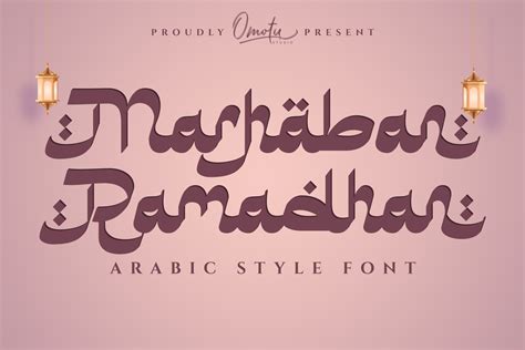 Marhaban Ramadhan Font Omotu Studio Fontspace