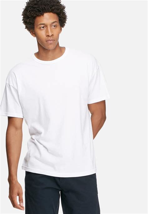Plain Oversized Boxy Tee White Basicthread T Shirts And Vests