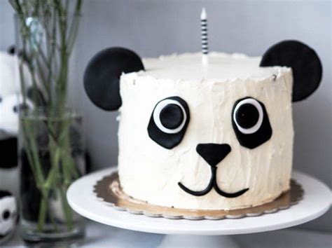 Panda Head Bday Cake Panda Birthday Party Panda Birthday Cake Panda
