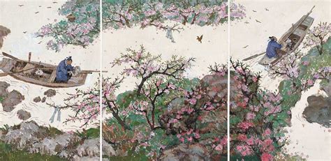 A Tale Of The Fountain Of The Peach Blossom Spring Illustrated By Cai