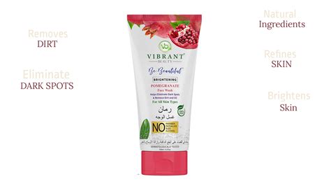 Vibrant's Pomegranate Face Wash - Vibrant Beauty