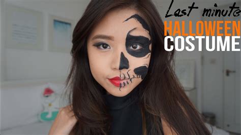 Makeup Tutorial Skeleton Half Face Easy Bios Pics