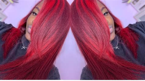 How To Dye Your Hair Red Using Loreal Hicolor Magenta Red No