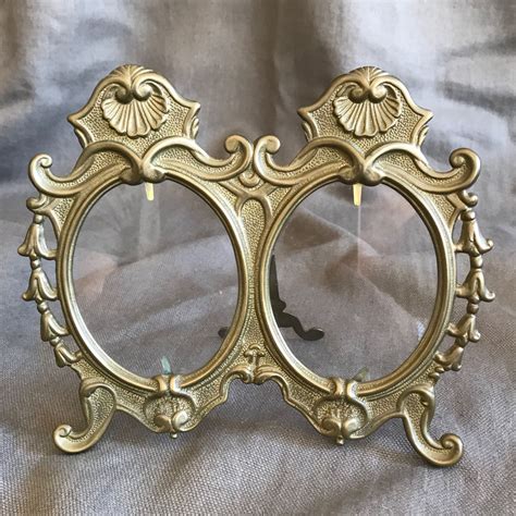 beautiful brass double picture frame stepping stones