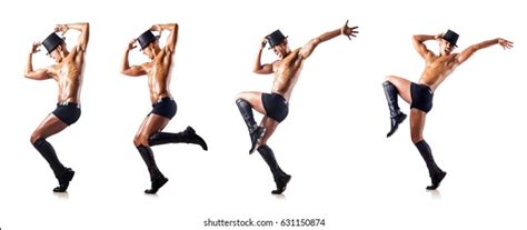 Nude Dancer Isolated On White Stock Photo Shutterstock