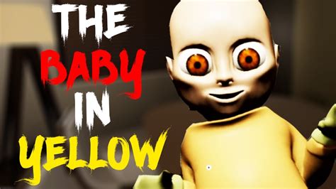 The Baby In Yellow Creepy Demon Baby Indie Horror Game Youtube