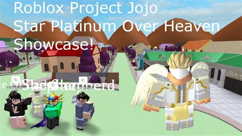 Roblox Project Jojo Star Platinum Over Heaven Showcase Youtube