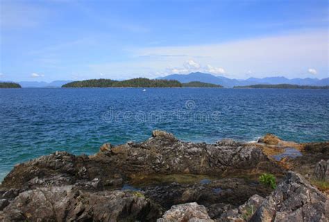 Beautiful Seascape In Bamfield British Columbia Canada Stock Photo