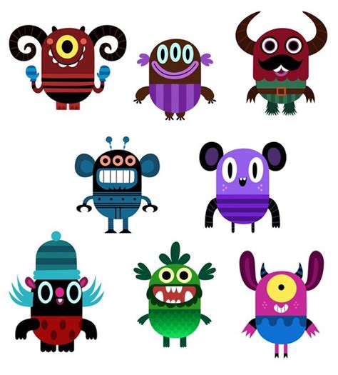 Character Designs By Chris Garbutt For The Game Teach Your Monster To