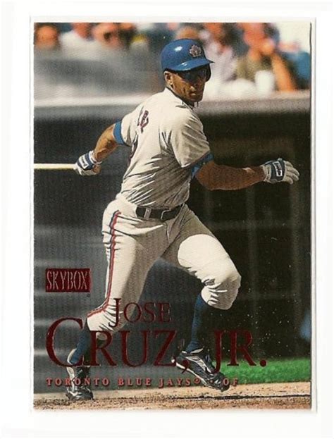 2000 Fleer Skybox Baseball Card 131 Jose Cruz Jr Nmm Toronto Blue Jays
