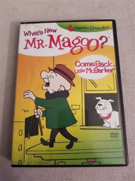 Whats New Mr Magoo Come Back Little Mcbarker Dvd 6 Episodes Ebay