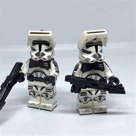 2pcs Kamino Guard Clone Troopers Minifigures Star Wars Kamino Security