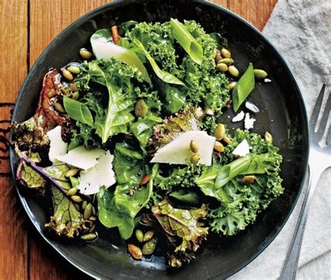 Lemony Kale Salad And Swiss Chard Salad Recipe