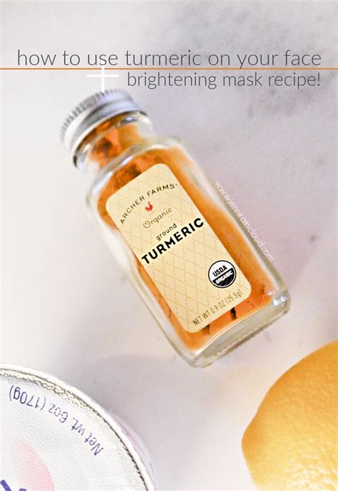 How To Use Turmeric On The Face Brightening Mask Recipe Jenni Raincloud