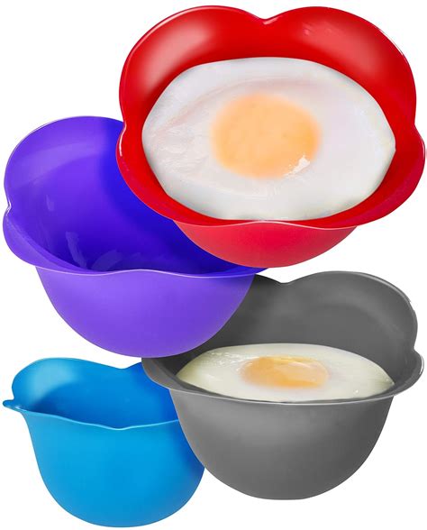 Silicone Egg Poacher Cups Poaches Eggs To Perfection Without The