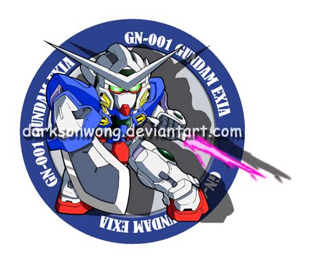 Gn 001 Gundam Exia By Darksonwong On Deviantart