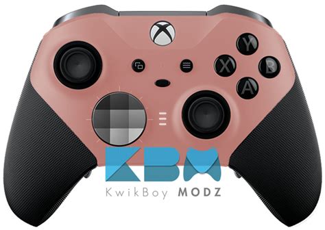Custom Rose Gold Xbox One Elite Controller Series 2 Kwikboy Modz