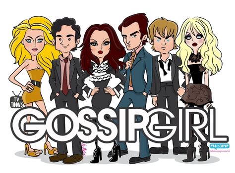 tv toons gossip girl by rabisco pop gossip girl girl cartoon cartoon