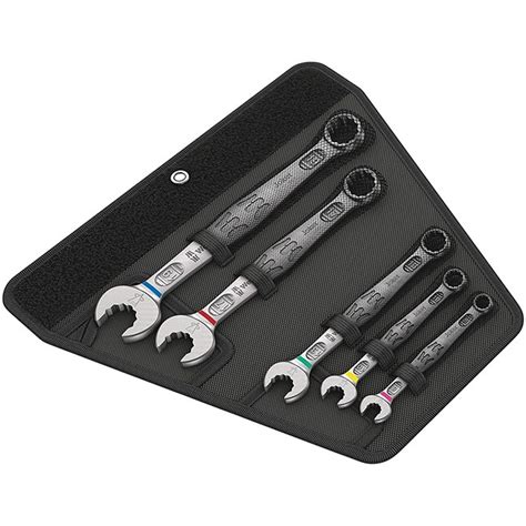 Wera 020230 6003 Joker 5 Set 1 Metric Combination Wrench Set 5 Piece