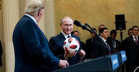 What A Soccer Ball Said About Putins Meeting With Trump In Helsinki