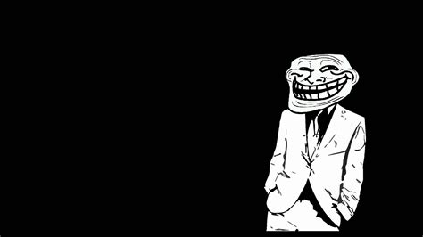 Download 50 Troll Face Black Background Images For A Humorous Touch