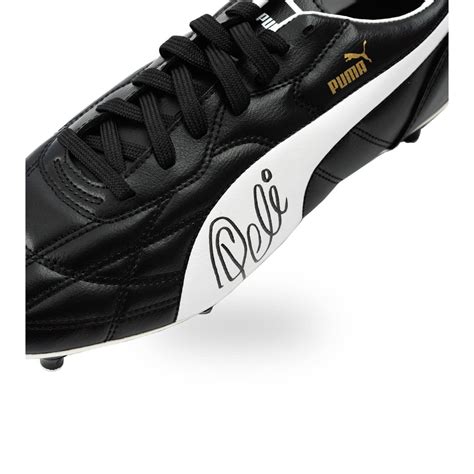 Pele Signed Puma Football Boot
