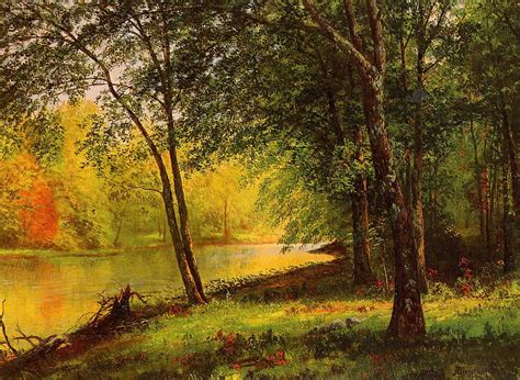 19th Century American Paintings Albert Bierstadt Famous Landscape