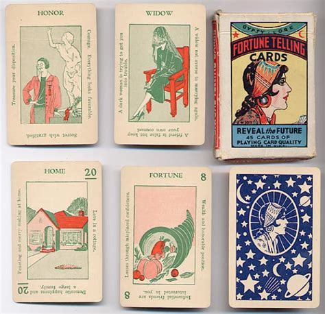 Gypsy Lore Fortune Telling Cards 1920s Salem Ma Patch