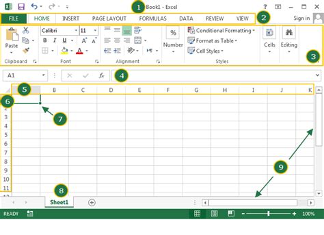 Mengenal Tampilan Dan Fungsi Lembar Kerja Microsoft Excel 2013 Mobile