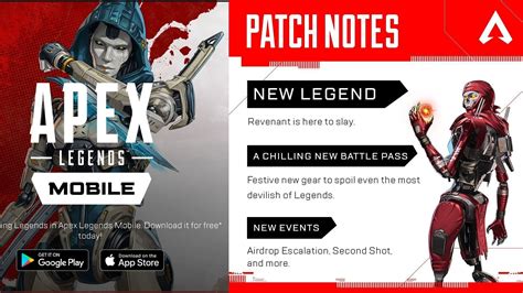 Apex Legends Mobile Underworld Patch Notes New Legend Revenant Battle