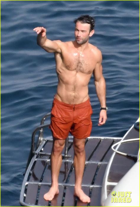 Photo Chace Crawford Shirtless With Rebecca Rittenhouse Photo Just Jared