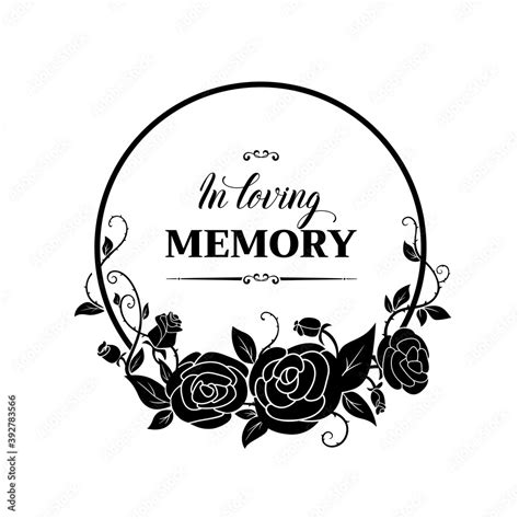 Flower Svg Memorial Svg Funeral Svg Wreath Svg In Loving Memory Svg