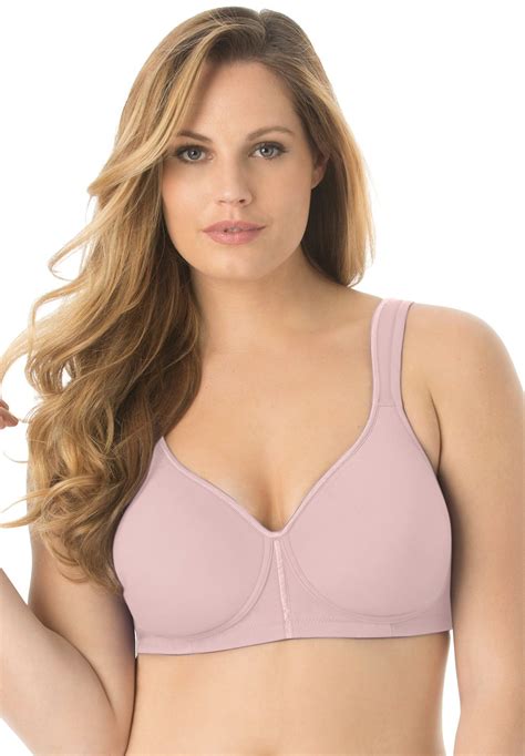 wireless ultimate t shirt bra by comfort choice women s plus size clothing plus size bra