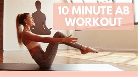 10 Minute Ab Workout Yoga Abs Youtube