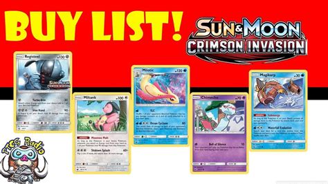 Shop toys & more at target™. Pokémon Crimson Invasion Buy List - Which cards should you buy? - YouTube
