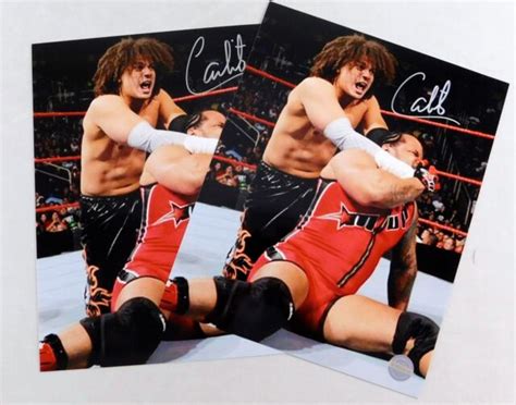 Carlito Colon 8x10 Signed Wwe Wrestling Photo Wrestler Autograph Coa