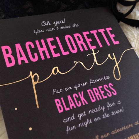 Bachelorette Party Invite Bachelorette Invite Friend Invitation