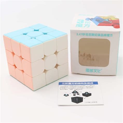 Cubo Rubik 3x3 Meilong Macaron Candy Color Pastel Moyu Rubikexpress
