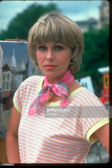 Actress Joanna Lumley In Character As Purdey In Action Series The New